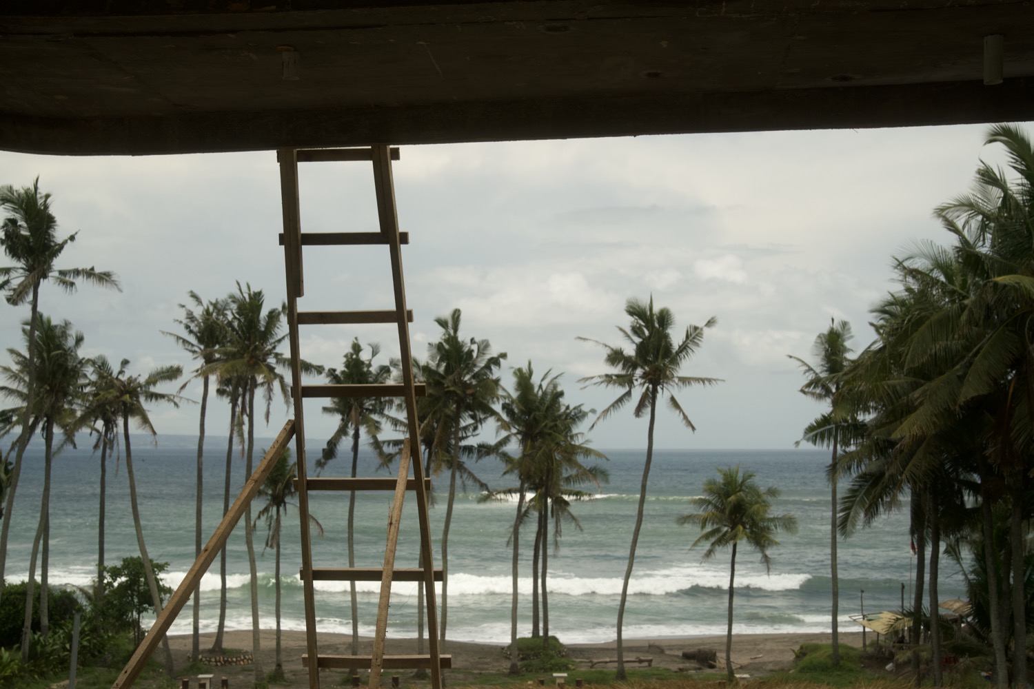 Beachfront landscape Seseh Bali — villa location