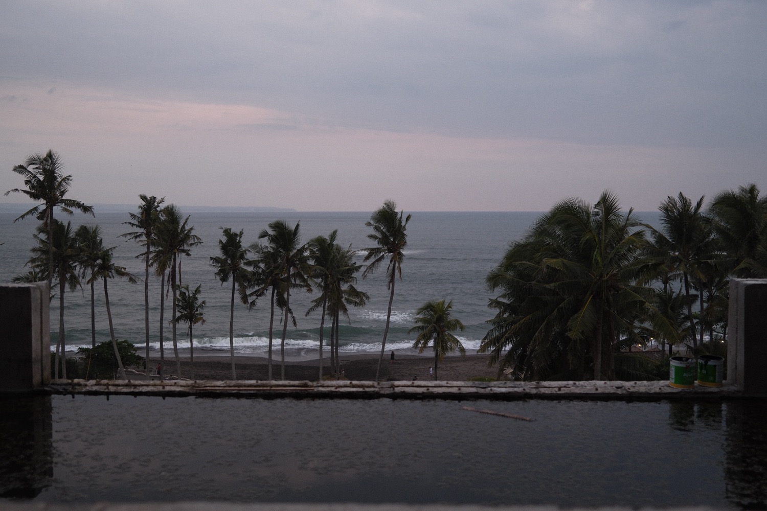 Ocean view from Seseh Beach, Bali — pristine coastline near Casa Palmera